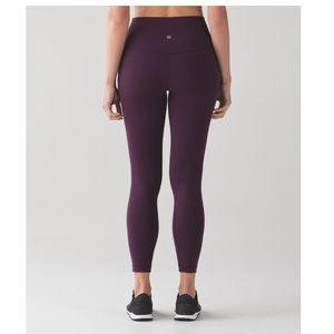 Maroon Lululemon Athletica Leggings Size 4